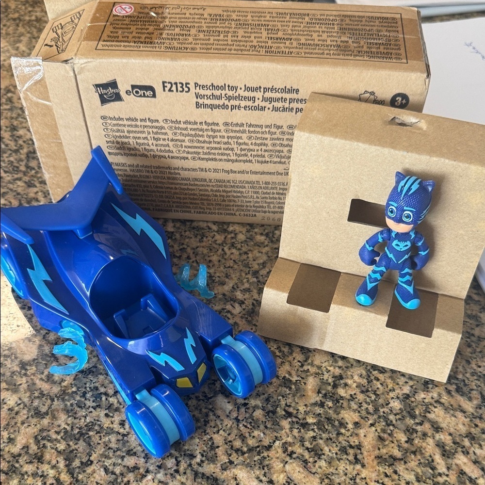 Blue Catboy Toy Set